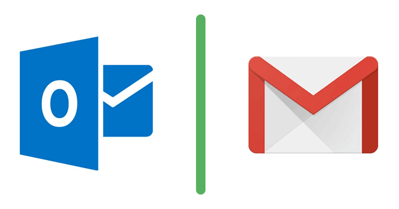 Outlook and Gmail email