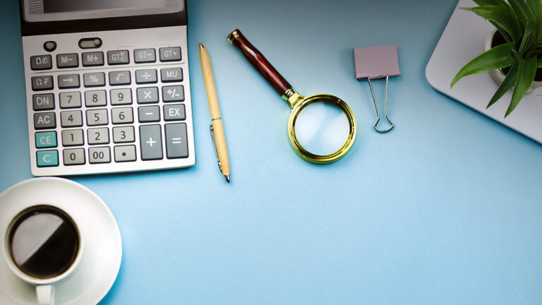Accountant's desk