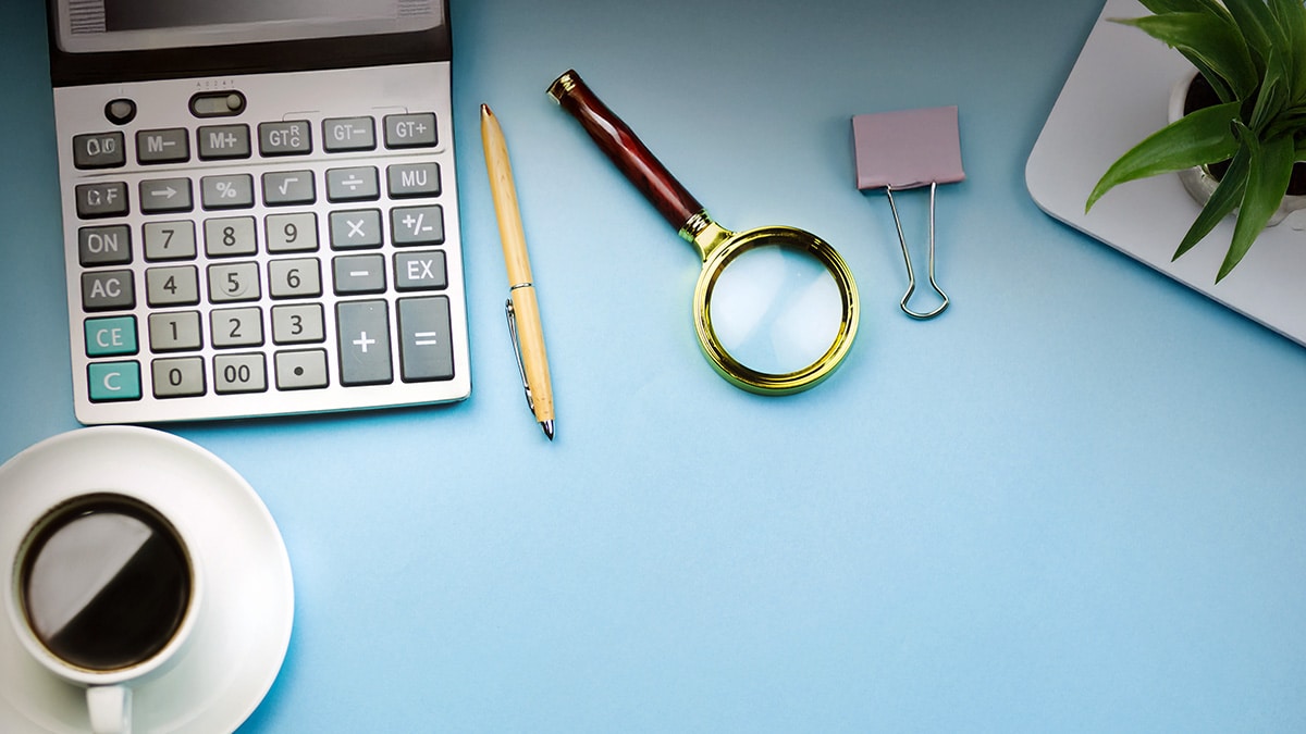 Accountant's desk