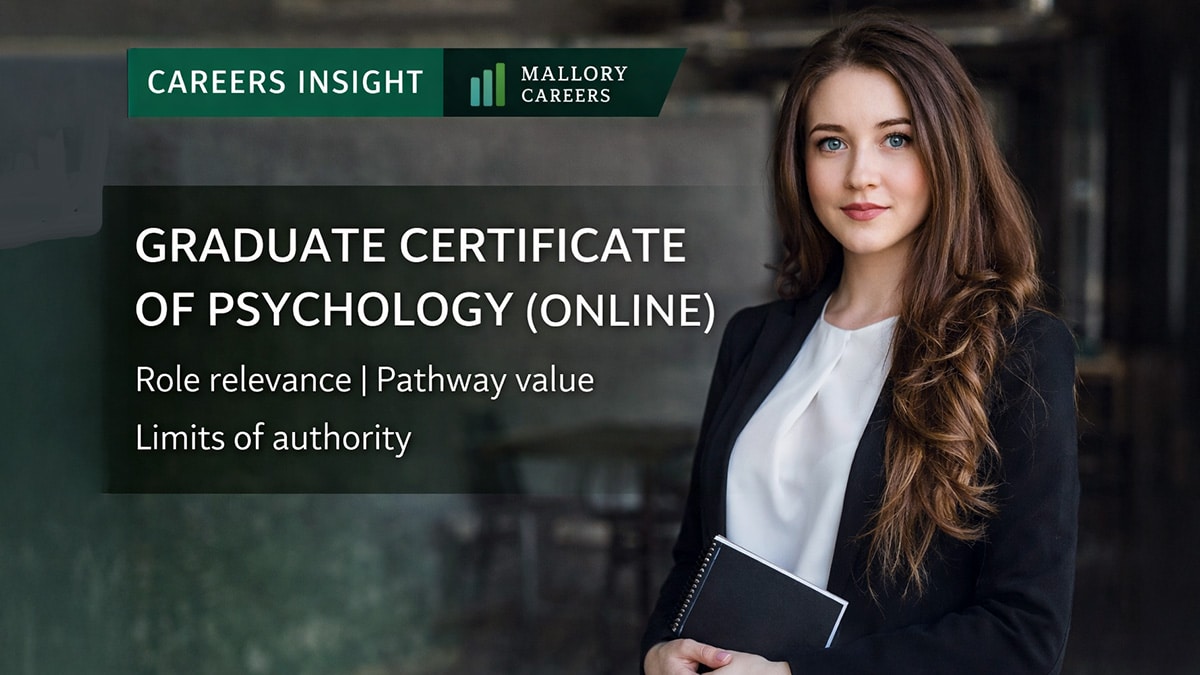 Career insights JCU Grad Cert Psychology